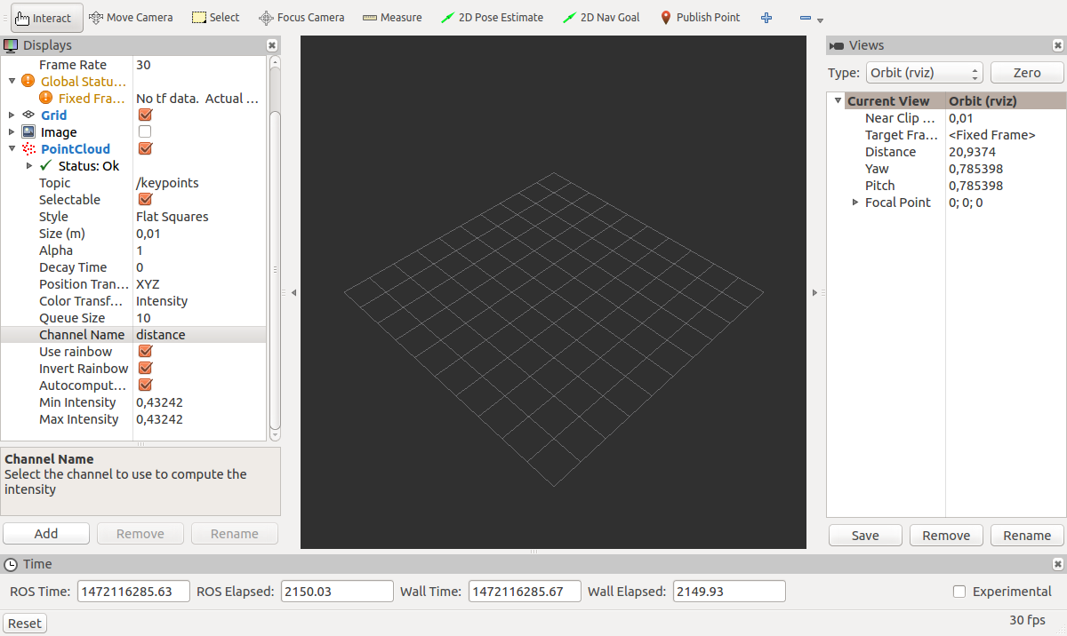 Screenshot RVIZ