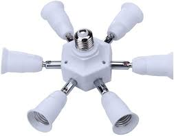 6 in 1 light socket splitter