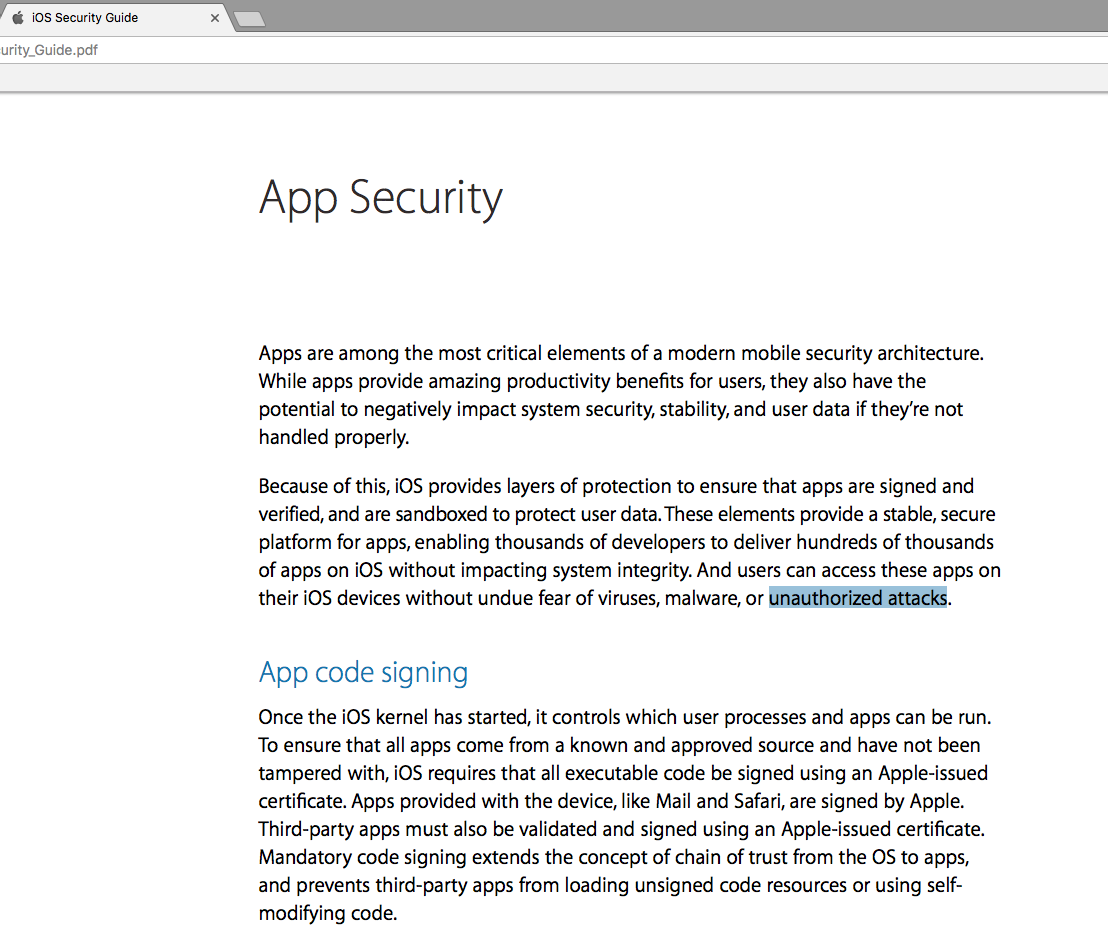 iOS Security Guide