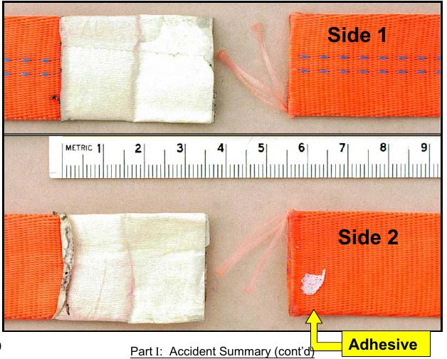 picture of spliced webbing