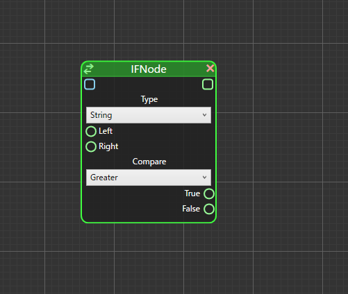 生成直後のIfNode 正しい状態