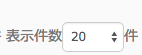表示件数