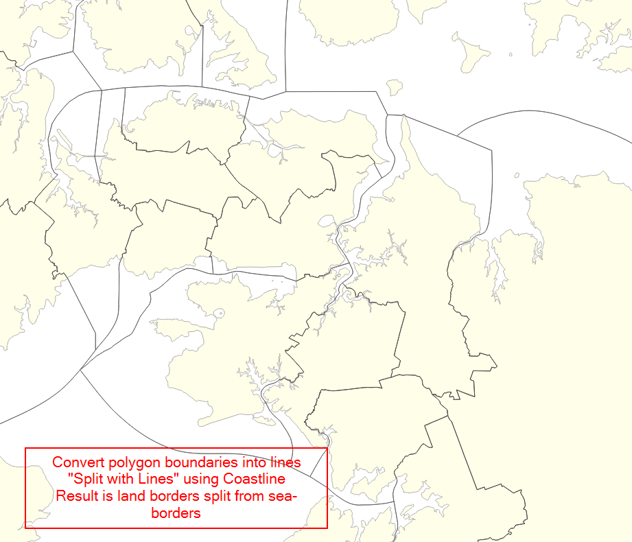 Administrative unit area polygons with boundaries extending offshore