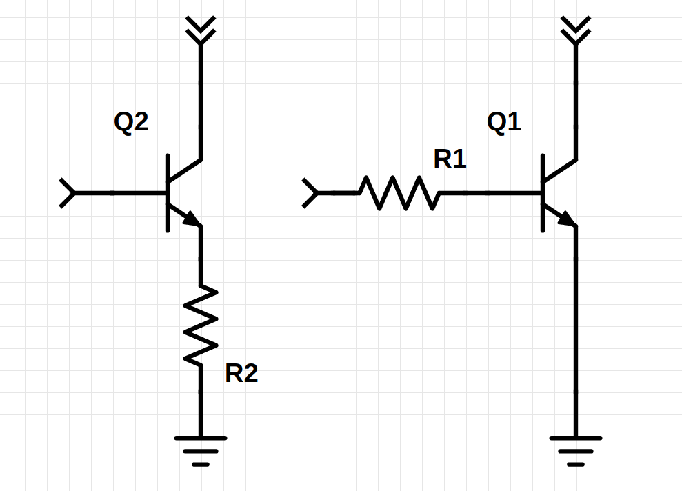 Transistor schmeatics