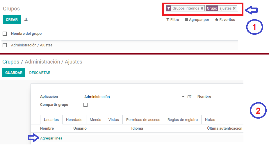 Captura de Pasos en Odoo