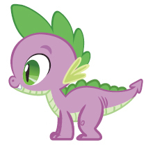 Spike, from My Little Pony: Friendship is Magic