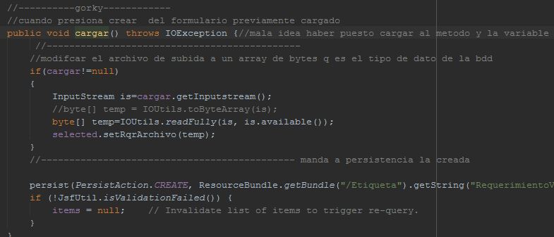 Controller para subir el archivo a la bdd