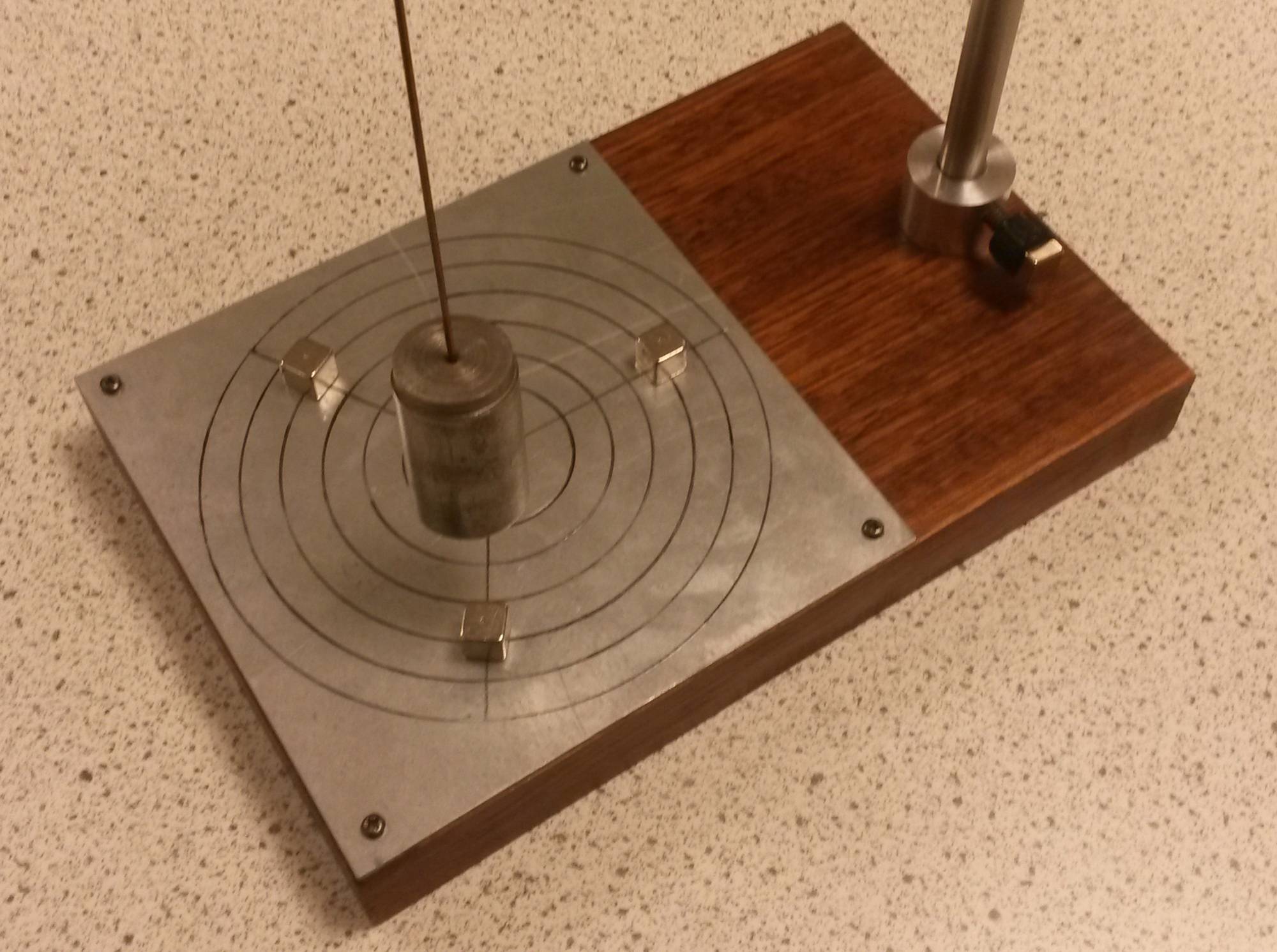 Magnetic Pendulum with 3 magnets