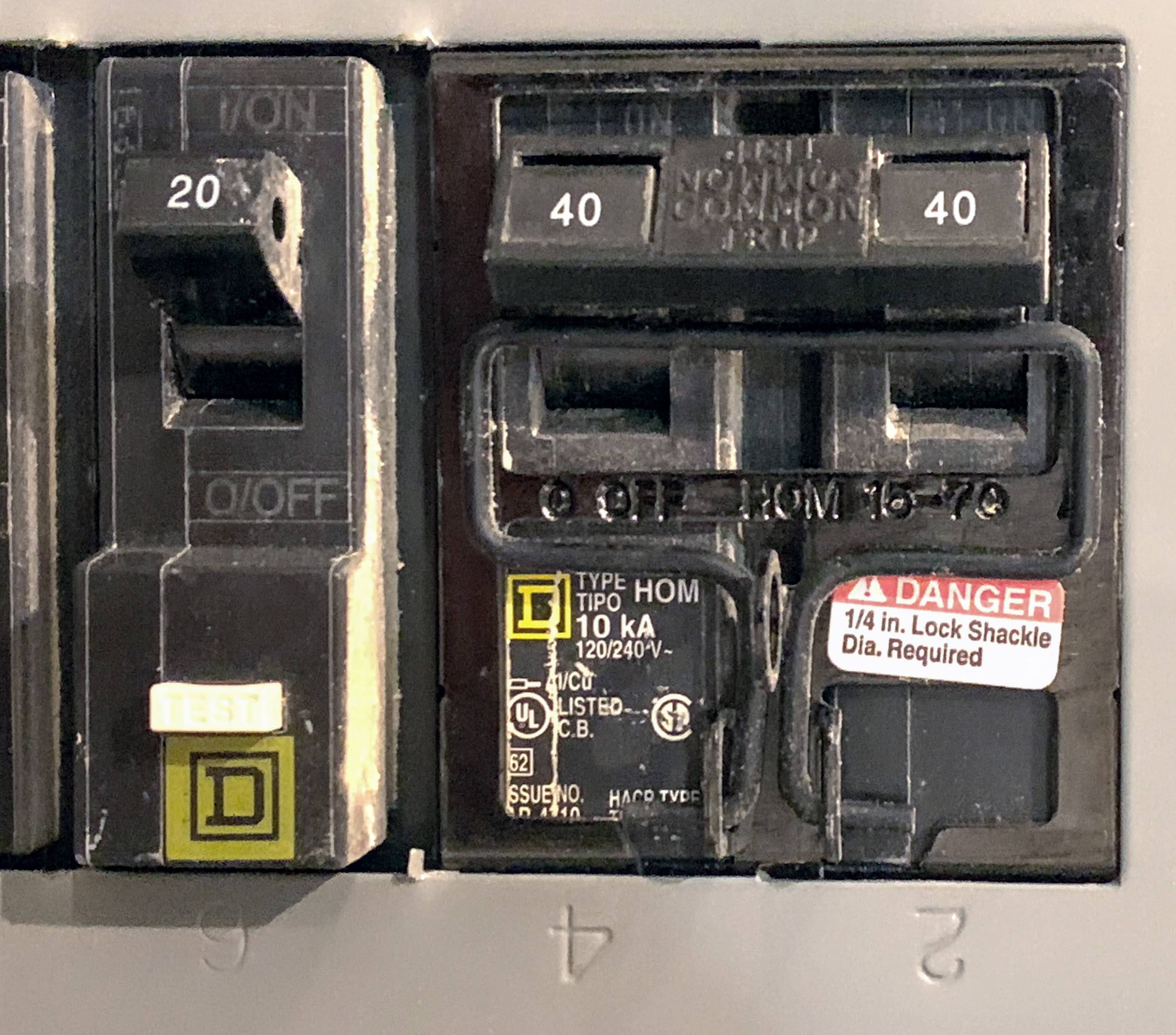 Lockable circuit breaker