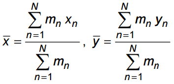 Center of Mass calculations