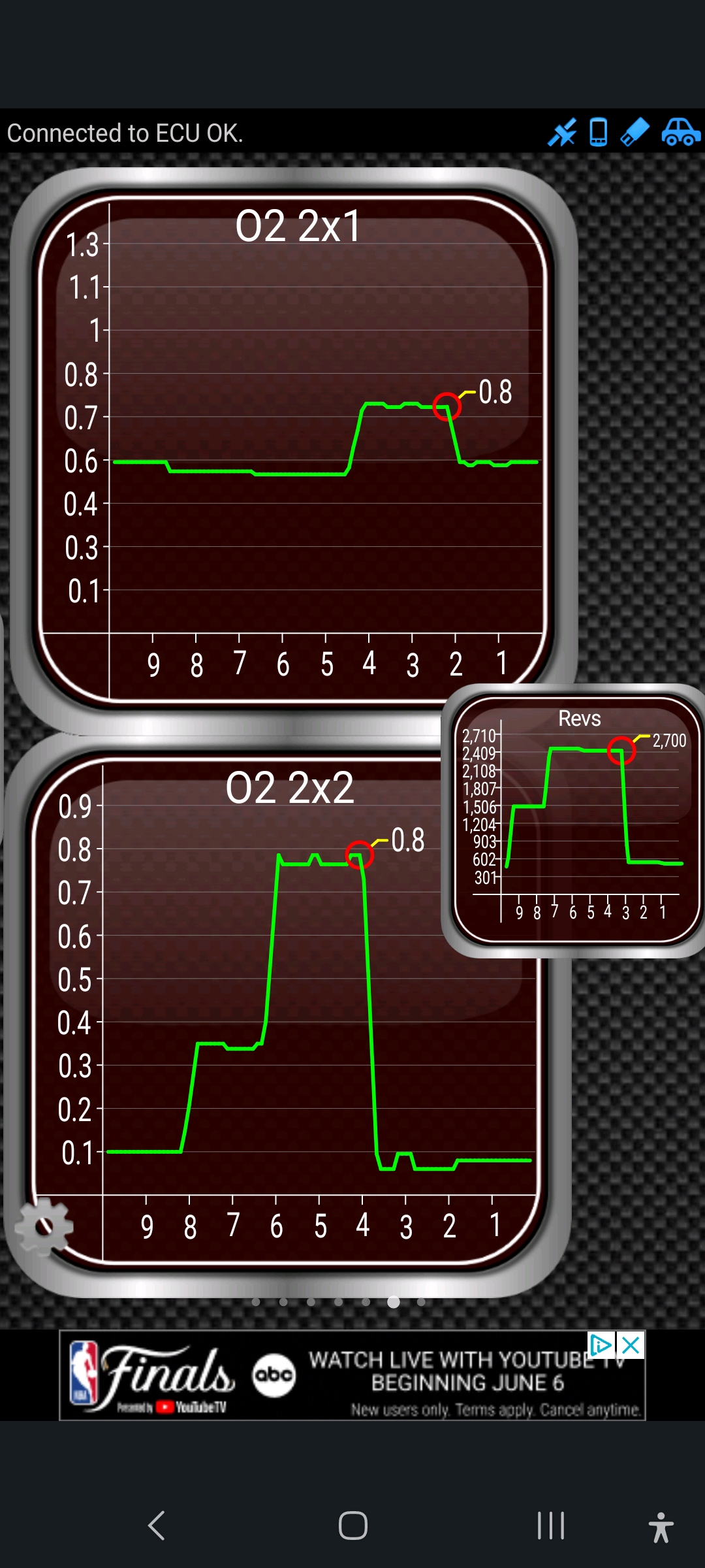 A/F voltage across d