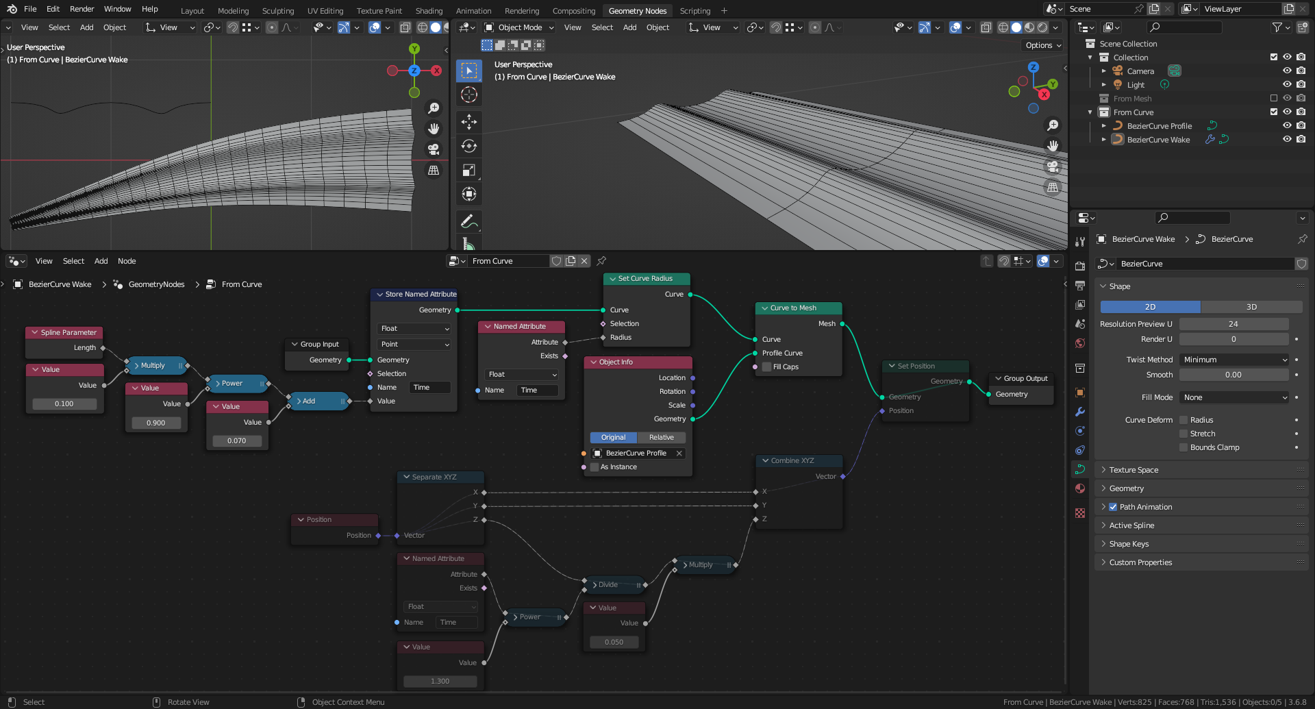 GN Graph without wake damping