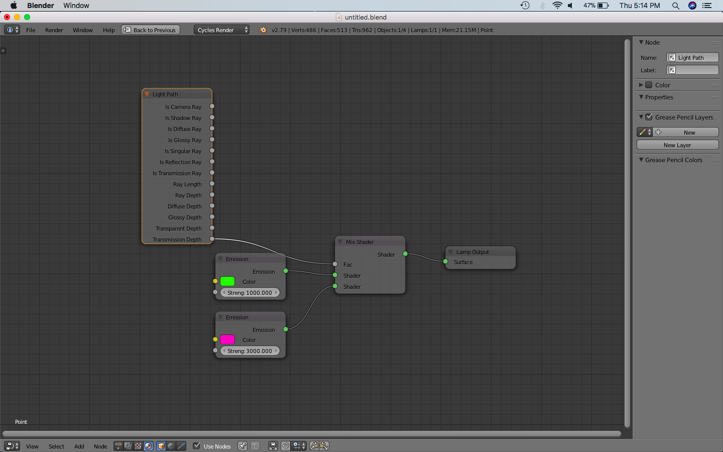 node set up