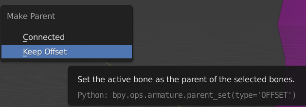 Selecting keep offset