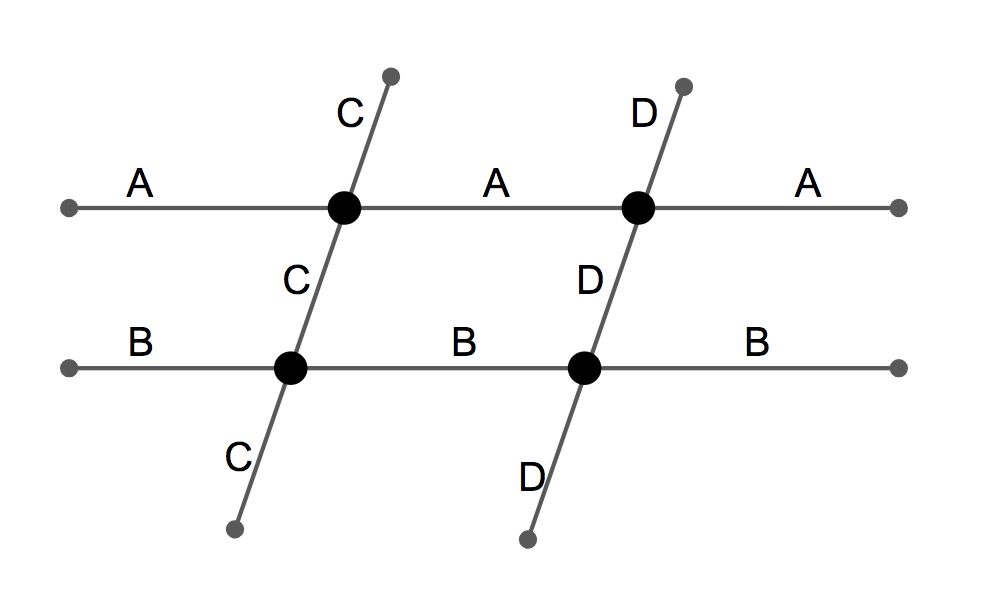 split line segments