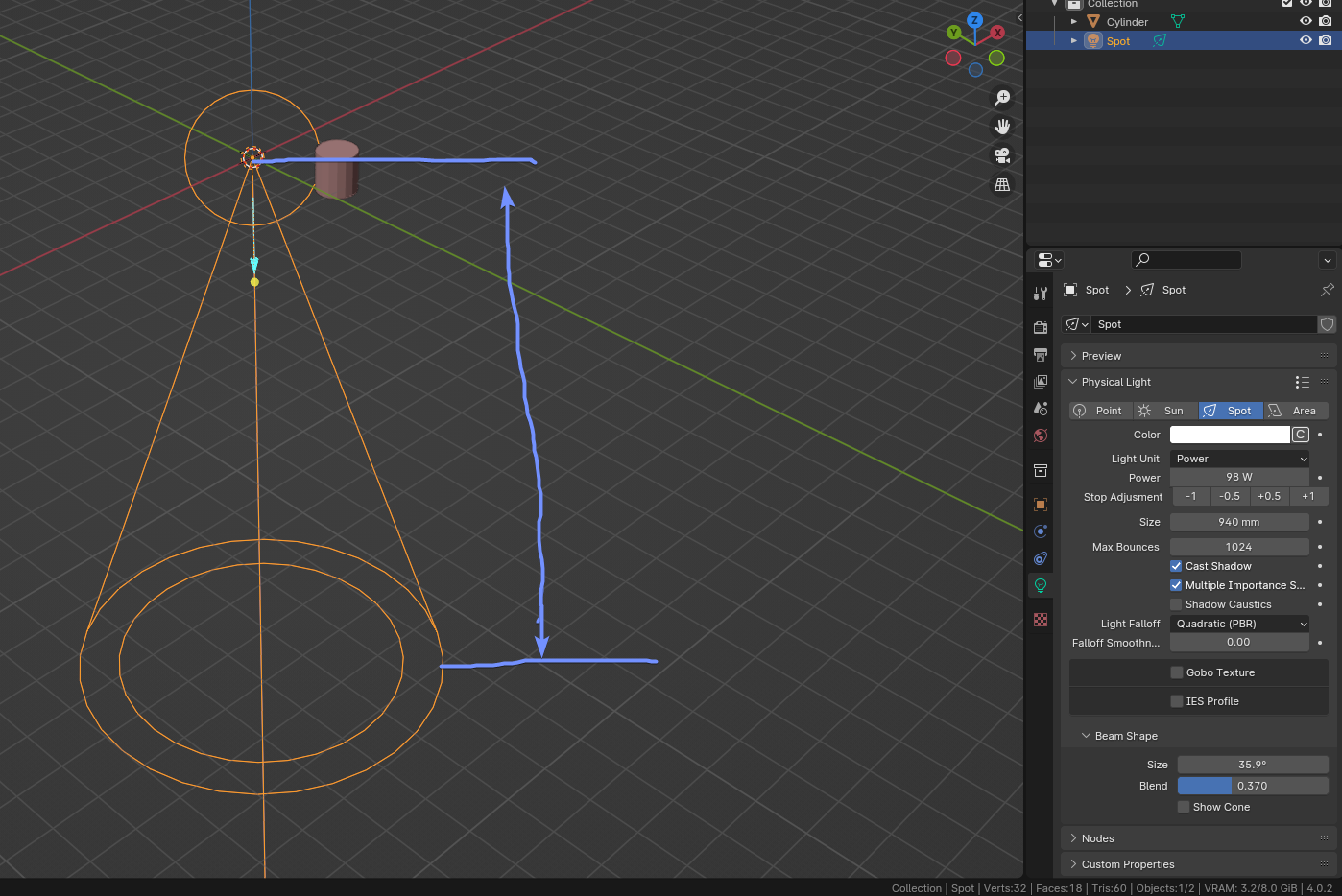 how to reduce this distance in the viewport?