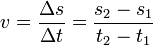 Calculo da Velocidade Média