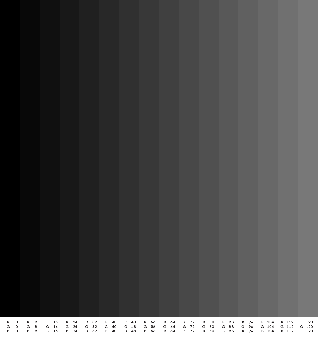 Horizontal displacement map