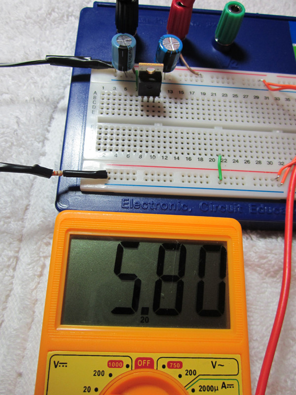 5v regulator setup