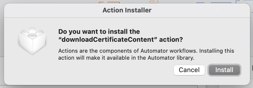 Action Installer