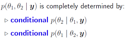 Joint distribution as function of conditionals