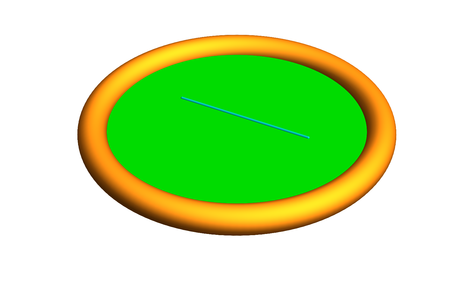 Microtorus build from Graphics3D.