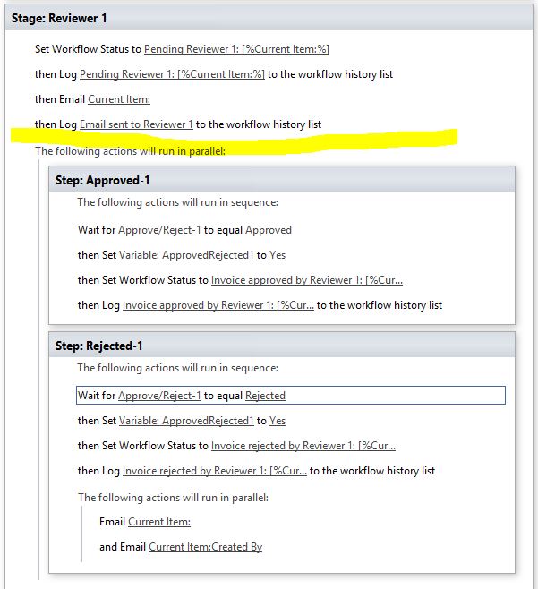 SP 2013 Workflow Stage