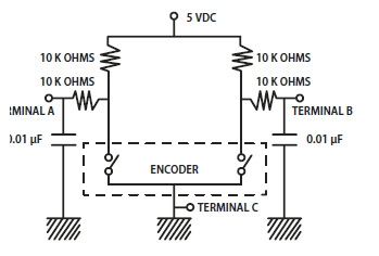 Debounced Rotary Encoder