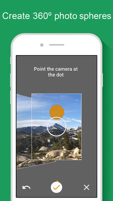 creating photo spheres in Google Street View app