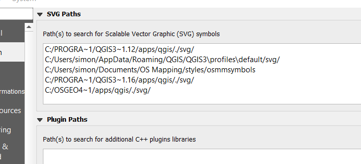 SVG paths