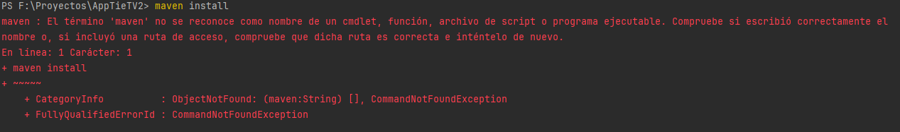 Este es el error que me tira la terminal: 