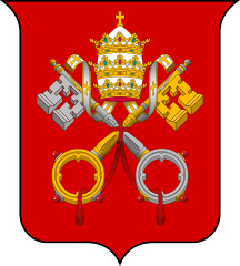 Coats of arms of the Holy See and Vatican City