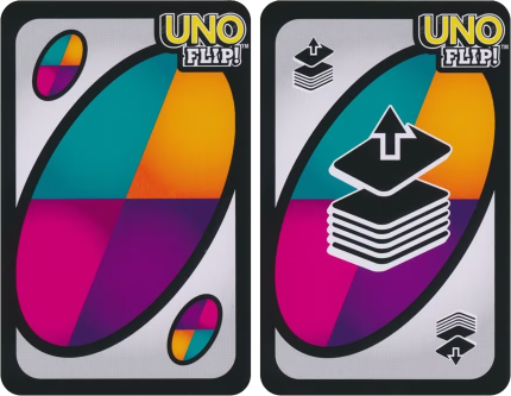 UNO Flip! Wild card and Wild Color card