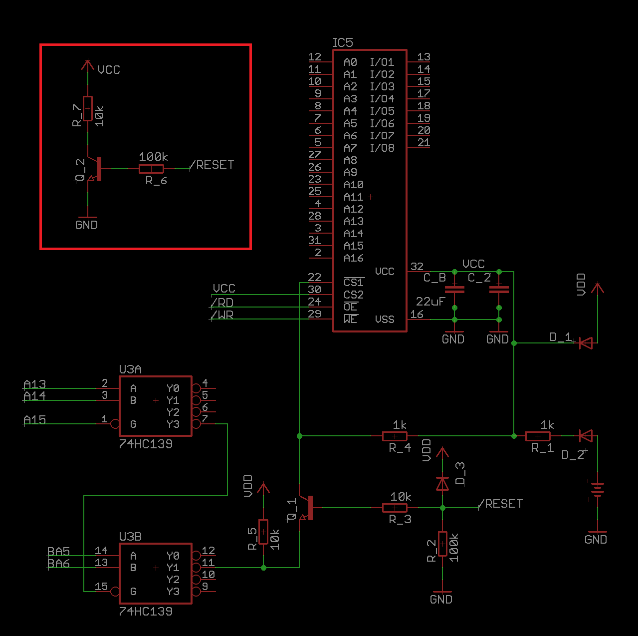 Modified schematic