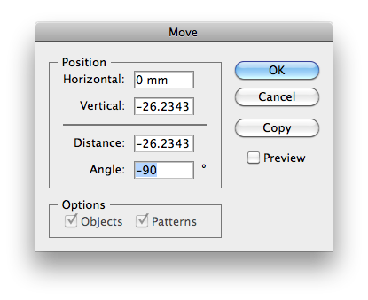 resulting distance