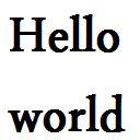 Hello World