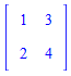 2x2 Matrix