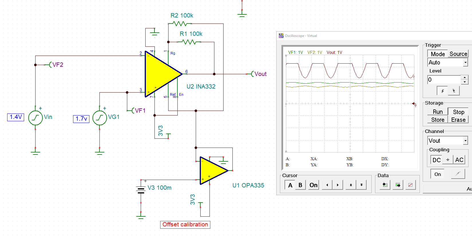 INA321 simulation