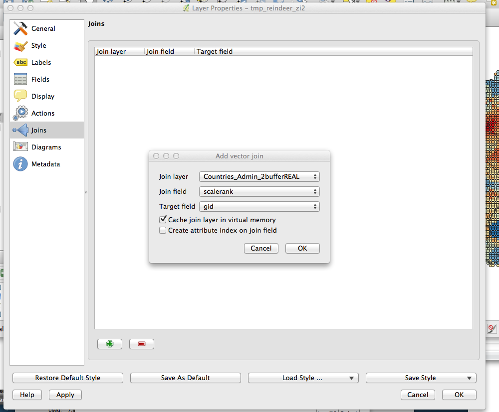 Add vector join dialog