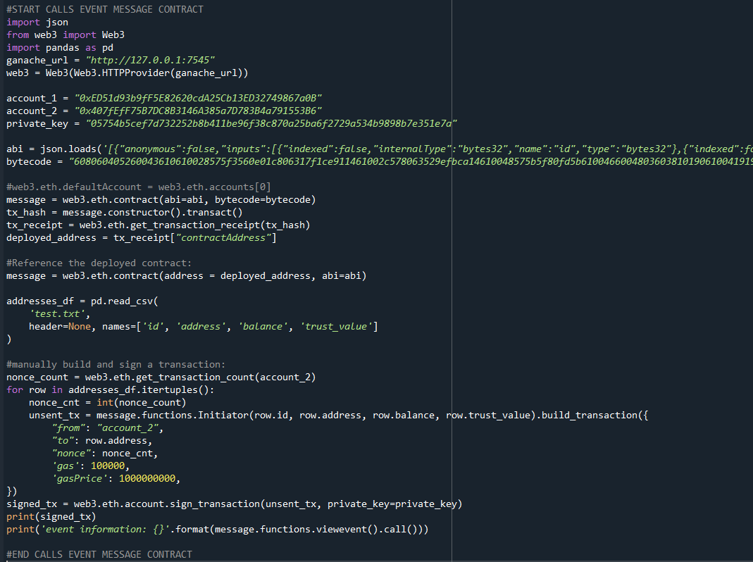 web3.py code to interact with smart contract