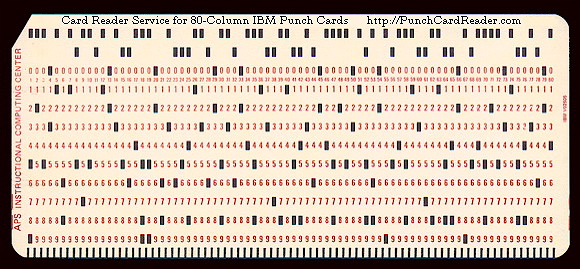 IBM punch card