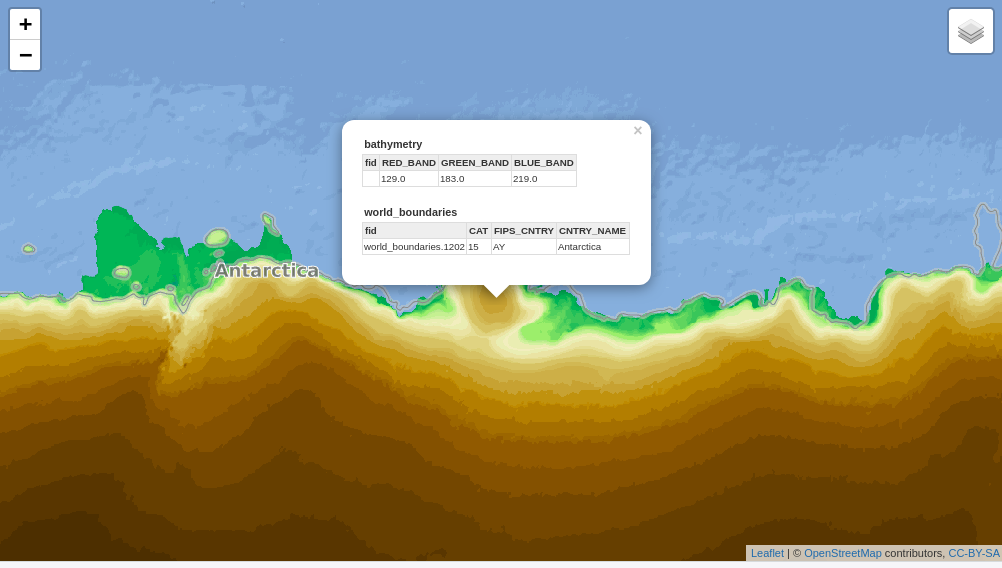 output leaflet map