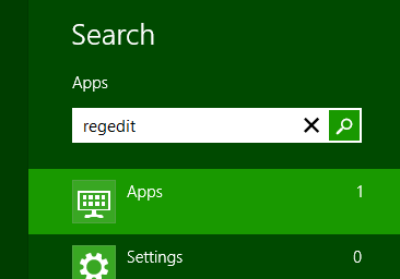 Finding regedit