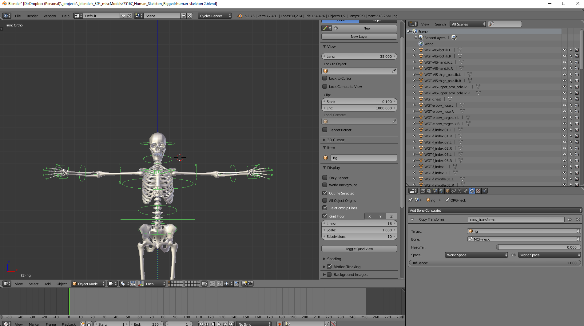 modeling - Parenting/Joining a helmet to a skeleton rig - Blender Stack ...