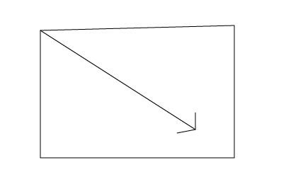 draw hypotenuse