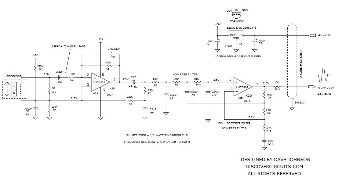 Geophone Circuit