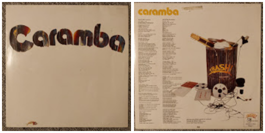 Caramba album, front and rear of cover