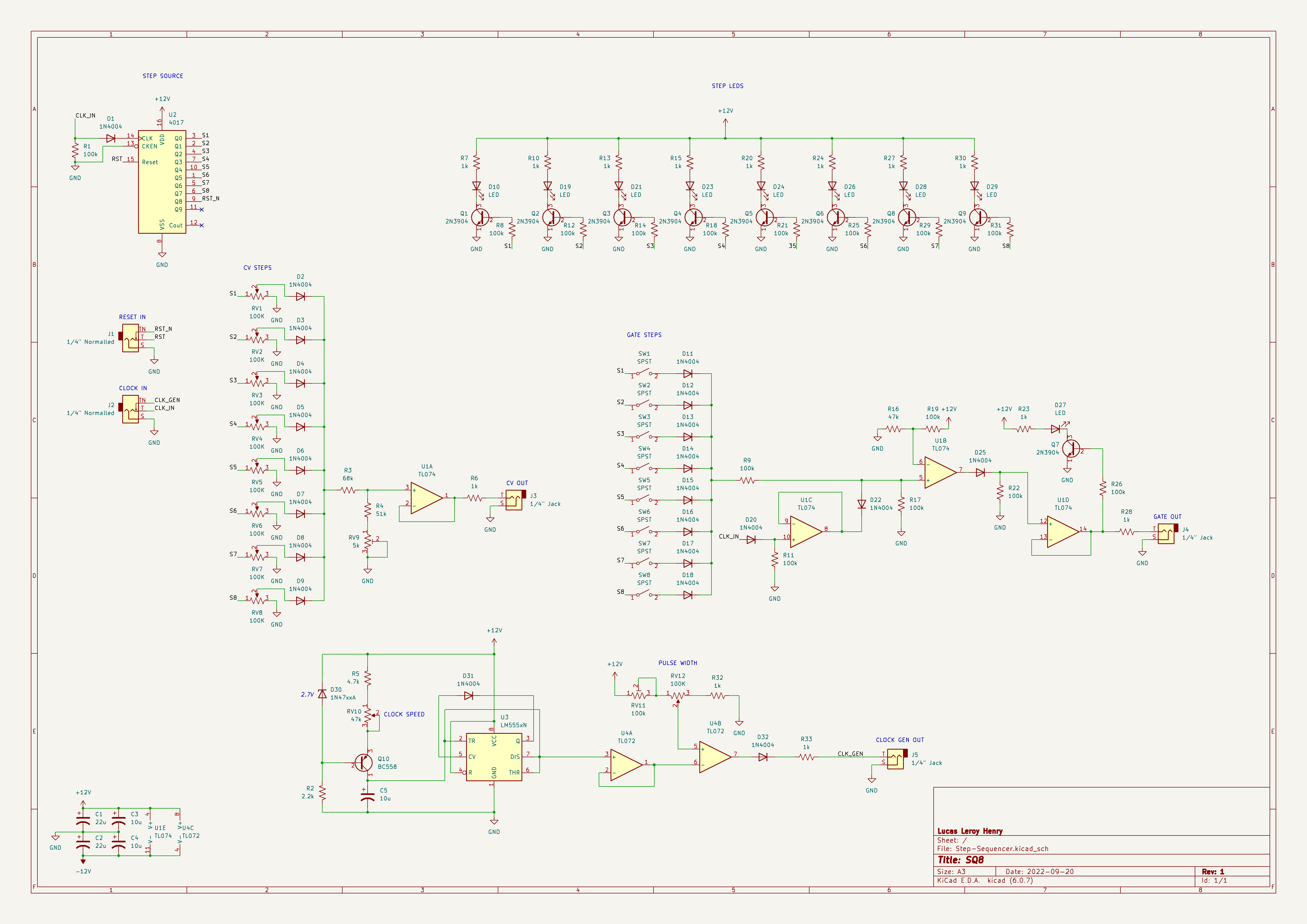 step sequencer schematic