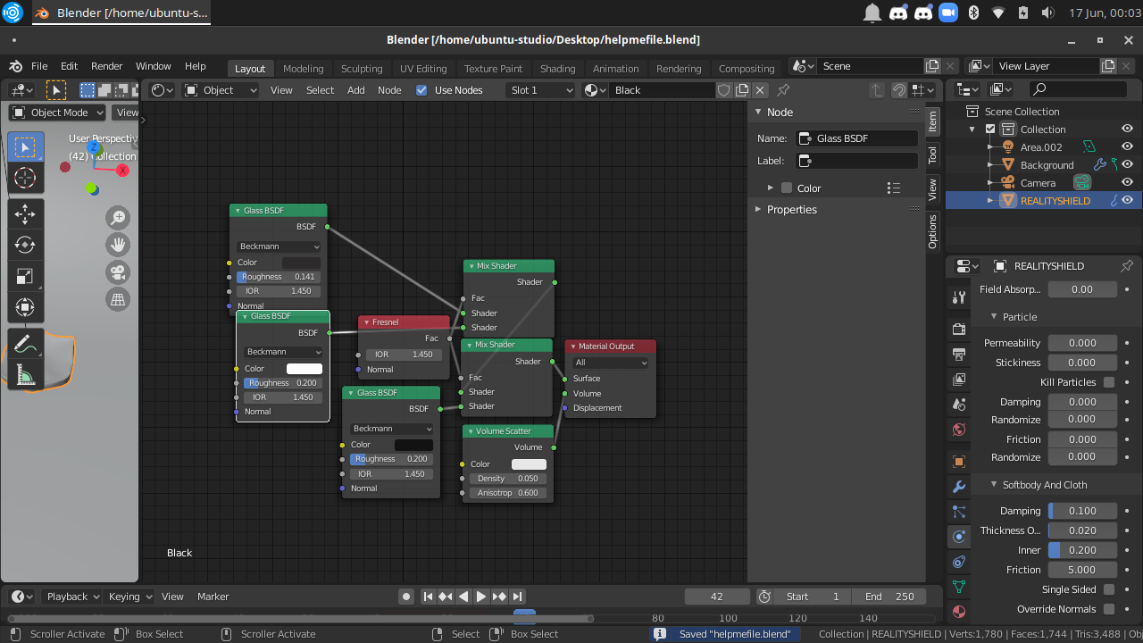 Image of my nnode setup in question, note that this is only one of the 3 materials I have on my mesh