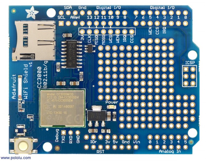 Adafruit WiFi Shield